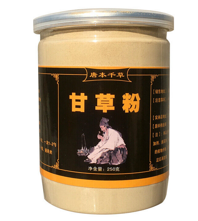 Licorice Root Powder Radix Glycyrrhizae, Liquorice, Chinese Herbal / Flower Tea