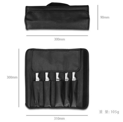 Chefs Multi Knife Storage Bag Durable Kitchen Knives Organizer Storage Roll Bags
