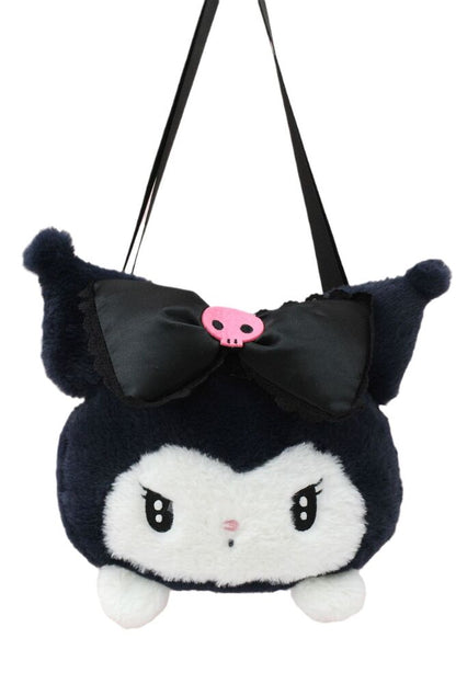 Sanrio Plush Toy Melody Kuromi Shoulder Bag Cotton Doll 16Cm