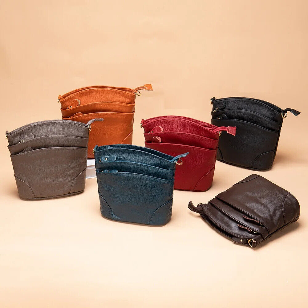 Women Messenger Bags Cow Crossbody Shoulder Bag Handbags Phone Bag Girls