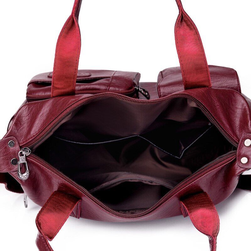Women's Bag PU Leather Shoulder Bags Women Ladies Handbags