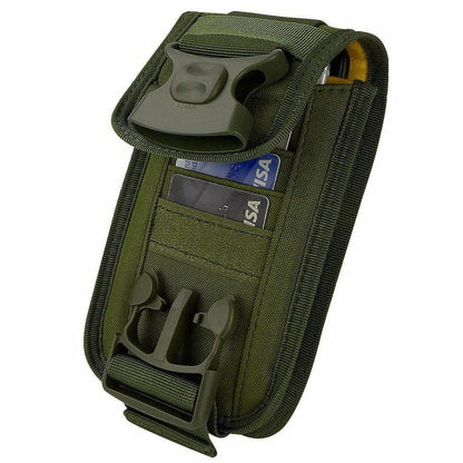 Tactical Phone Holder Outdoor Belt Waist Bag Utility Vest Multifunction Nylon