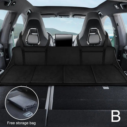 Folding Car Sleeping Mat Extension – SUV Rear Seat Bed Pad Camping Mattress