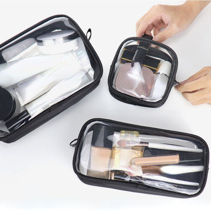 Waterproof Travel Cosmetic Bag Toiletry Transparent Makeup Storage Bag Organizer