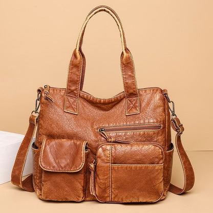 Women Bag Vintage Handbags Women Retro Large Shoulder Crossbody Pouch 32*13*27CM
