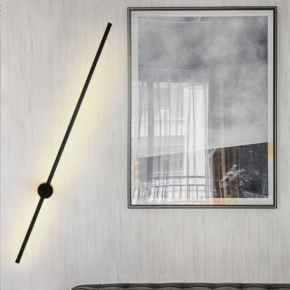 Wall Lamp Metal Minimalist Bedroom Bedside Light Creative LED Strip Linear 40cm