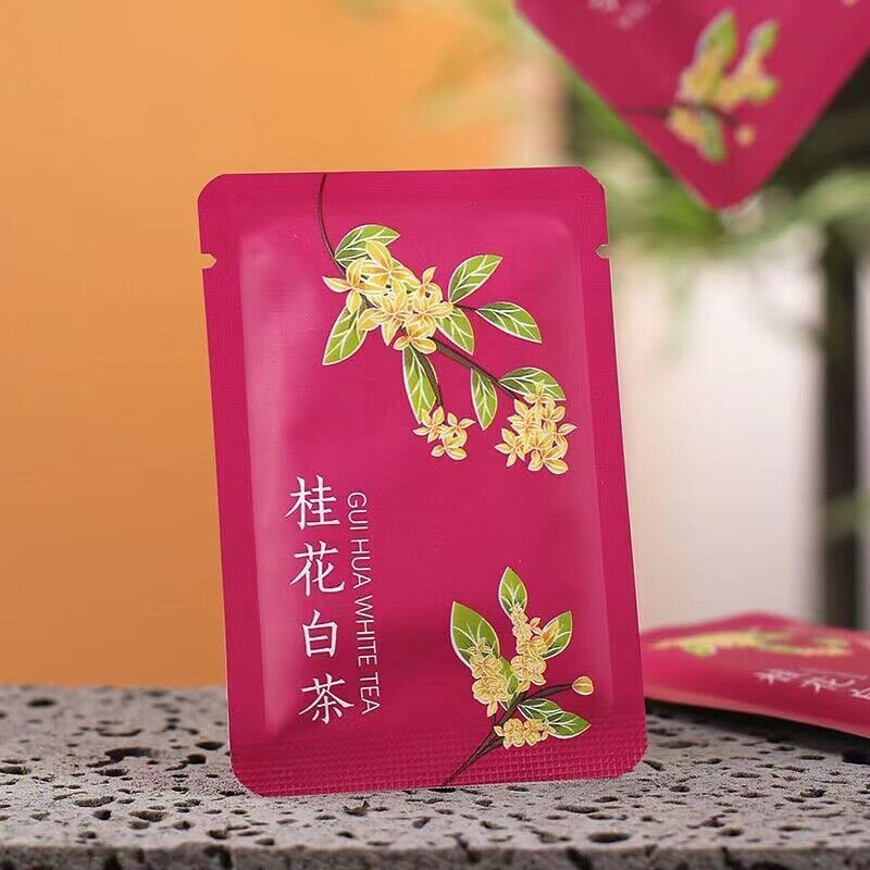 10pcs Sweet Olive Flower White Tea Top Fuding White Tea Brick Chinese Flower Tea