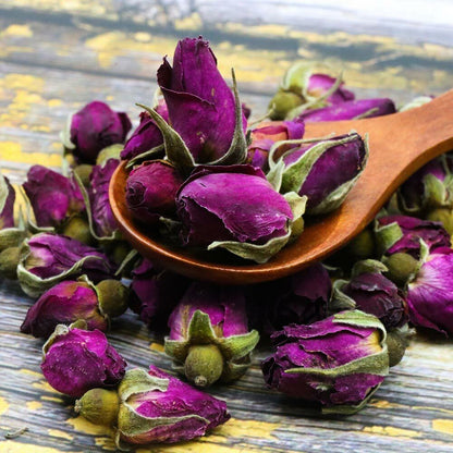 Rose Buds Dried Flower Floral Herbal Tea Chinese Tea Purple Rosebud
