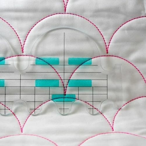 Quilting Ruler Free Motion Essentials Template Sewing Machine Template Patchwork