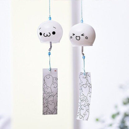 Glass Wishing Wind Chimes Cherry Blossom Courtyard Hanging Wind Chime