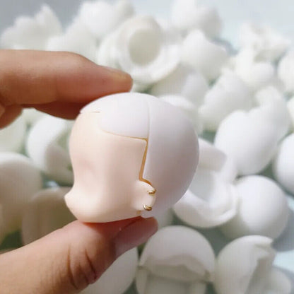 Pottery Clay Tools Resin Empty Shell Dolls Heads Magnetic Suction Insertion Type