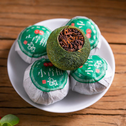 Premium Pu'er Xinhui Green Orange Peel Chenpi Citrus Puer Puerh Ripe Tea 250g