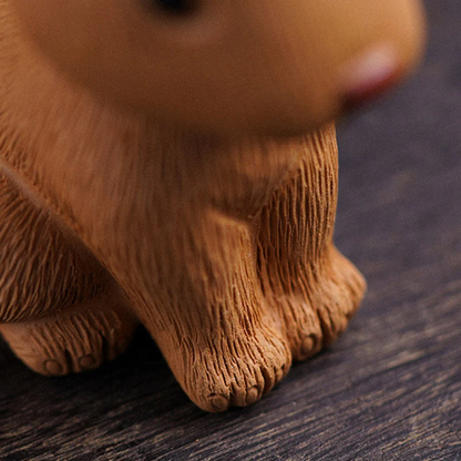 Lovely Rabbit Purple Clay Tea Pets from Yixing