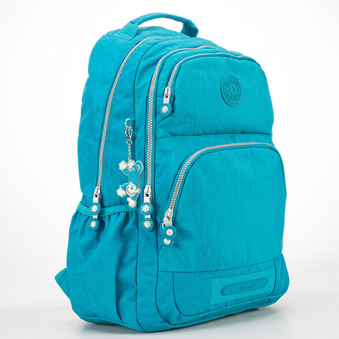 Nylon 18" Backpack Women's Large Capacity Travel Backpack Daypack School Bag