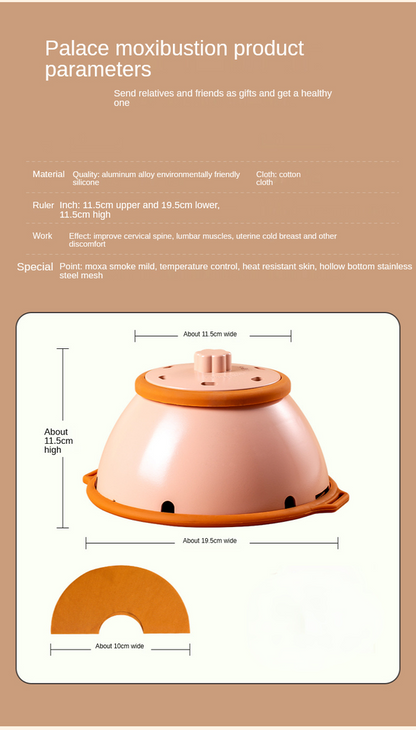 Moxibustion Box Portable Moxa Abdomen Wormwood Strips Pot Mugwort Roll Tool 艾灸艾草