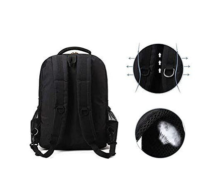 YOMQLJXB Portable Barber Bookbag Hairstylist 1 Count (Pack of 1), black