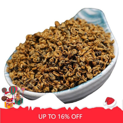200g Organic Early Spring KungFu Tea Kunming Crested Dianhong Black Tea