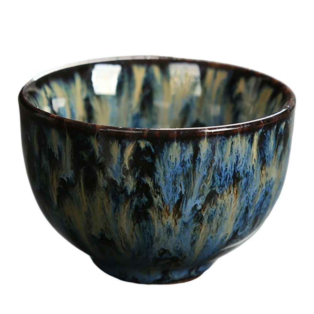 60ml Ceramic Tea Cup Espresso Coffee Colorful Chinese Ceramic Beer Hot Drinks