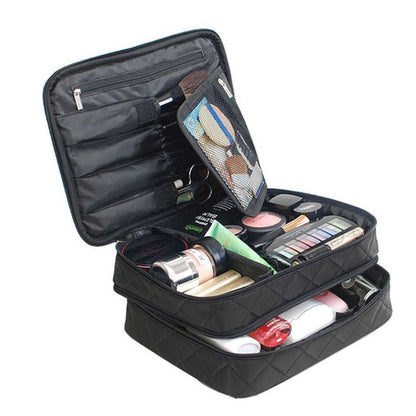 Toiletry Cosmetic Bag Waterproof Beautician Make Up Travel Organizer Beauty Case