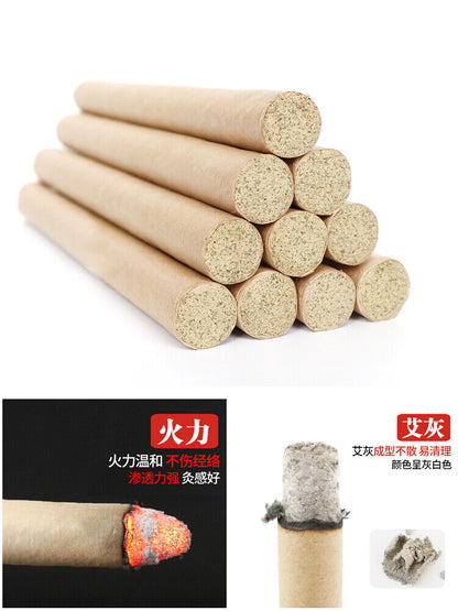 艾灸艾条 Moxa Stick Moxibustion Roll Column Chen Pure Wormwood Mugwort Handmade