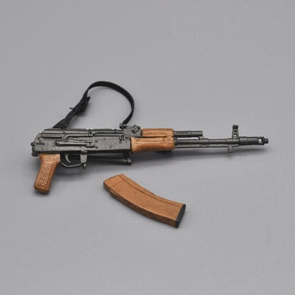 New Approx 16cm(L) 1:6 Scale Special Forces AK47 Assault Rifle PVC Plastic Model