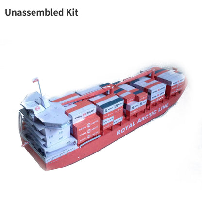 1:400 Danish Container Ship Mary Arctica Paper Ship Paper Model Unassembled Kit