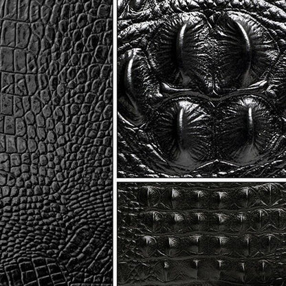 Real Leather Men's Bag, Business Envelope Bag, Crocodile Pattern Clutch Wallets