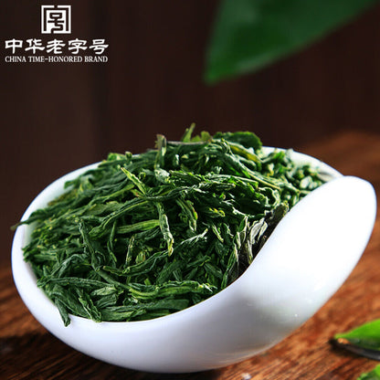 徽六牌六安瓜片绿茶 luanguapian green tea助于抗衰老瘦身减脂 一级高山绿茶 雨前板栗香中国十大名茶之一 natural health tea