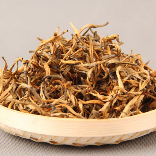 Yunnan Spring Tea Top Gold Wire Black Tea Red Single Bud Organic Dian Hong Tea