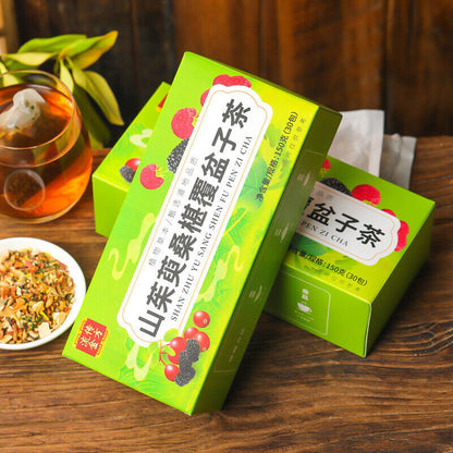 流传金方Cornus Mulberry Raspberry Tea Substitute Tea Cornus Mulberry Tea