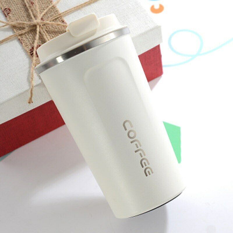 1Pc Stainless Steel Coffee Mug Thickened Thermos Mugs Double Wall Vacuum Flask