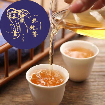 100g Yunnan 2021 Tea Small Cake Python Turnip Raw Tea Ancient Pu-erh Cake Tea