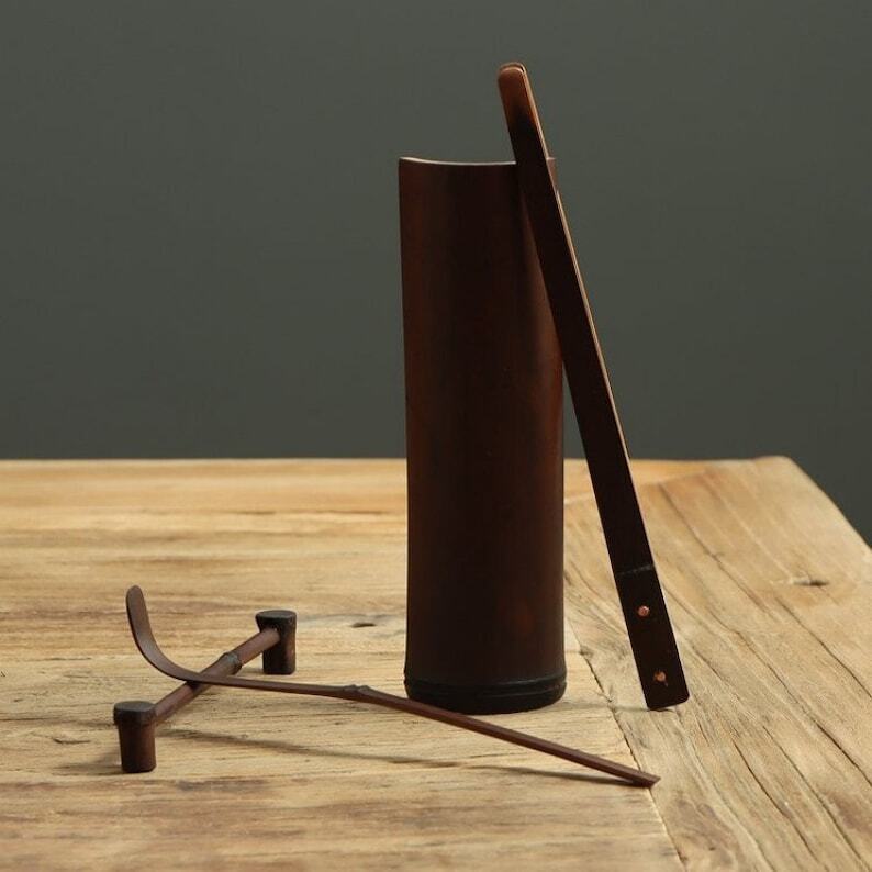Natural Bamboo Tea Ceremony Accessories With Cloth Bag|Tea Accessories