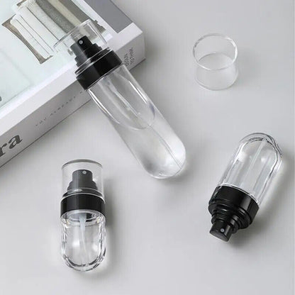 Spray Bottle 30-100ml Plastic Refillable Fine Mist Empty Cosmetic Pump Container