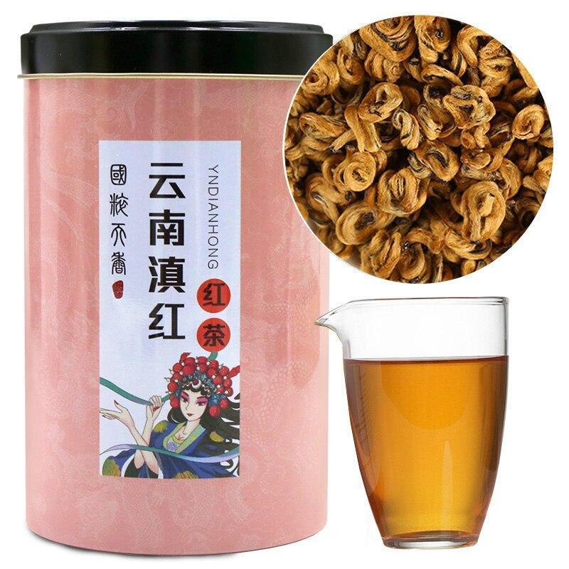 250g/can 2023 Fengqing Dian Hong Huang Jin Luo Golden Dianhong Yunnan Balck Tea