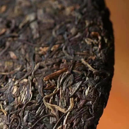 357g Yunnan Raw Pu'er Old Tea 2005 Yiwu Tong Qing Hao Aged Pu-erh Raw Tea Cake