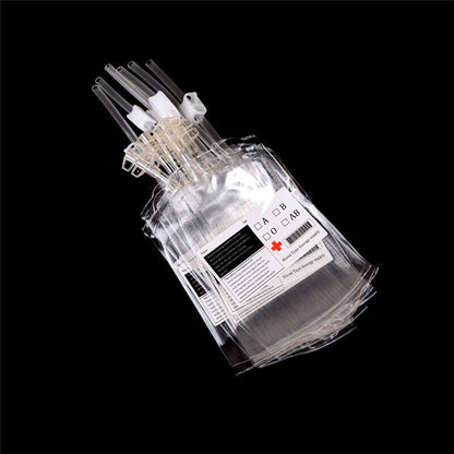 5Pcs 450ML Reusable Blood Energy Drink Bag Halloween Vampire Props Decoration