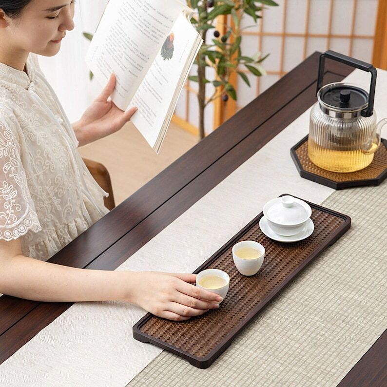 Chinese Bamboo Tea Tray|Serving Trays|Tea Accessories