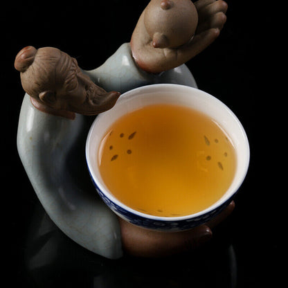 500g Box Yunnan Menghai Ba Jiao Ting Sheng Tuo Cha Bulang Mt. Pu'er Tea Raw