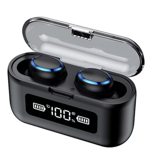 TWS Wireless Earbuds Bluetooth 5.0 Waterproof Headset Headphones With Power Bank