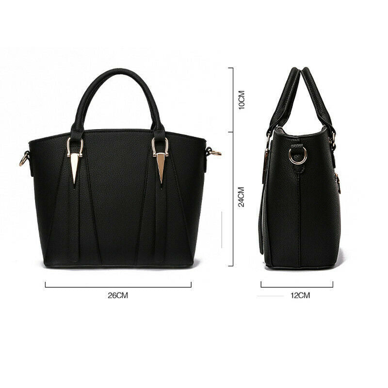 New Women's Ladies Handbags PU Leather Shoulder Messenger Cross Body Bag