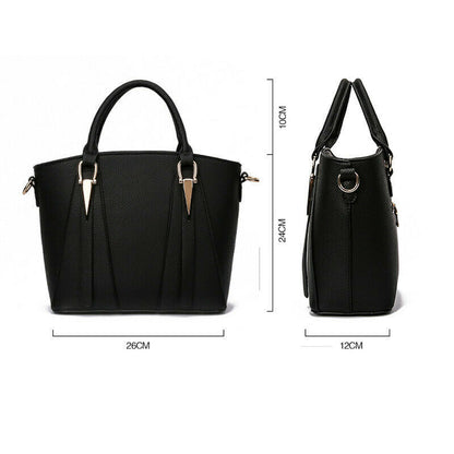 New Women's Ladies Handbags PU Leather Shoulder Messenger Cross Body Bag