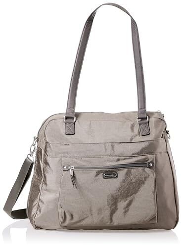 Baggallini Overnight Expandable Laptop Tote - One Size, Sterling Shimmer