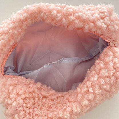 Cashmere Pencil Bag Case for Colored Pencils Plush Pencil Bag Zipper Bag QF