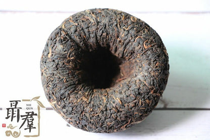 Yunnan Meng hai black puer tea 2010 shu pu er V93 TUO CHA ripe pueth 100g
