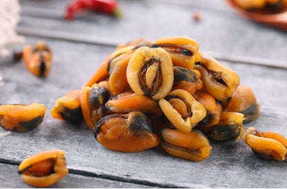 Snacks Chinese Food Seafood Dried Mussel Haihong中国小吃贻贝壳菜青口贝干货 海虹淡菜干 health food