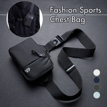 Mens Shoulder Sling Chest Bag Sport Outdoor Crossbody Wallet Nylon Waterproof