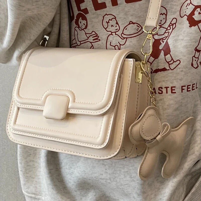 Shoulder Bag Beige Women´s Wallets Crossbody Bags Pendant Ladies Handbags