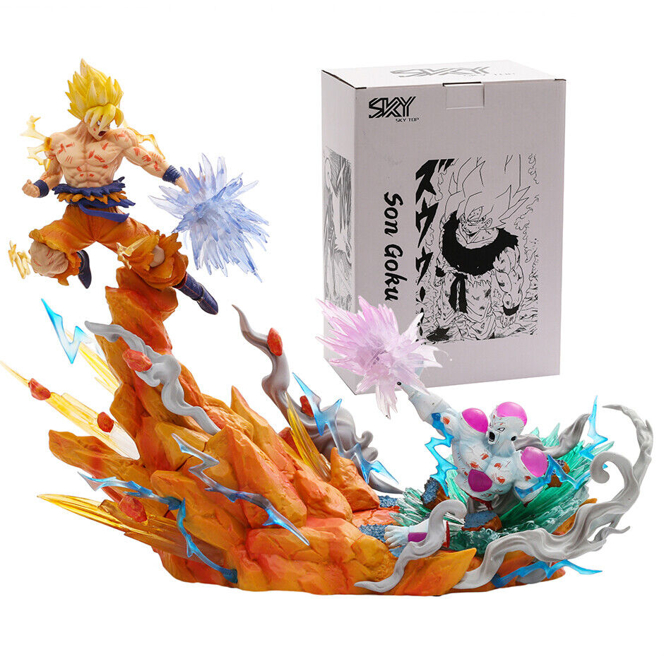 Anime Dragon Ball Z Son Goku VS Frieza PVC Actionfigur Modell Spielzeug Statue Geschenk-