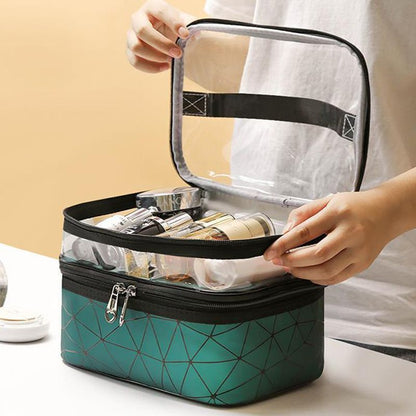 Travel Clear Makeup Bag Fashion Cosmetic Toiletries Organizer Waterproof Cases